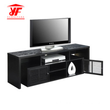 Dark Wood TV Stand Furniture With Storage